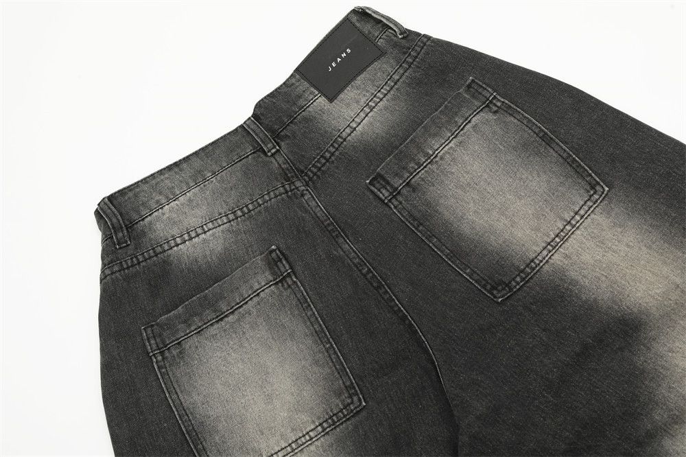 Japanese Brand × Jean Men's high street rivet cargo contrast loose denim shorts Size US 32 / EU 48 - 5 Thumbnail