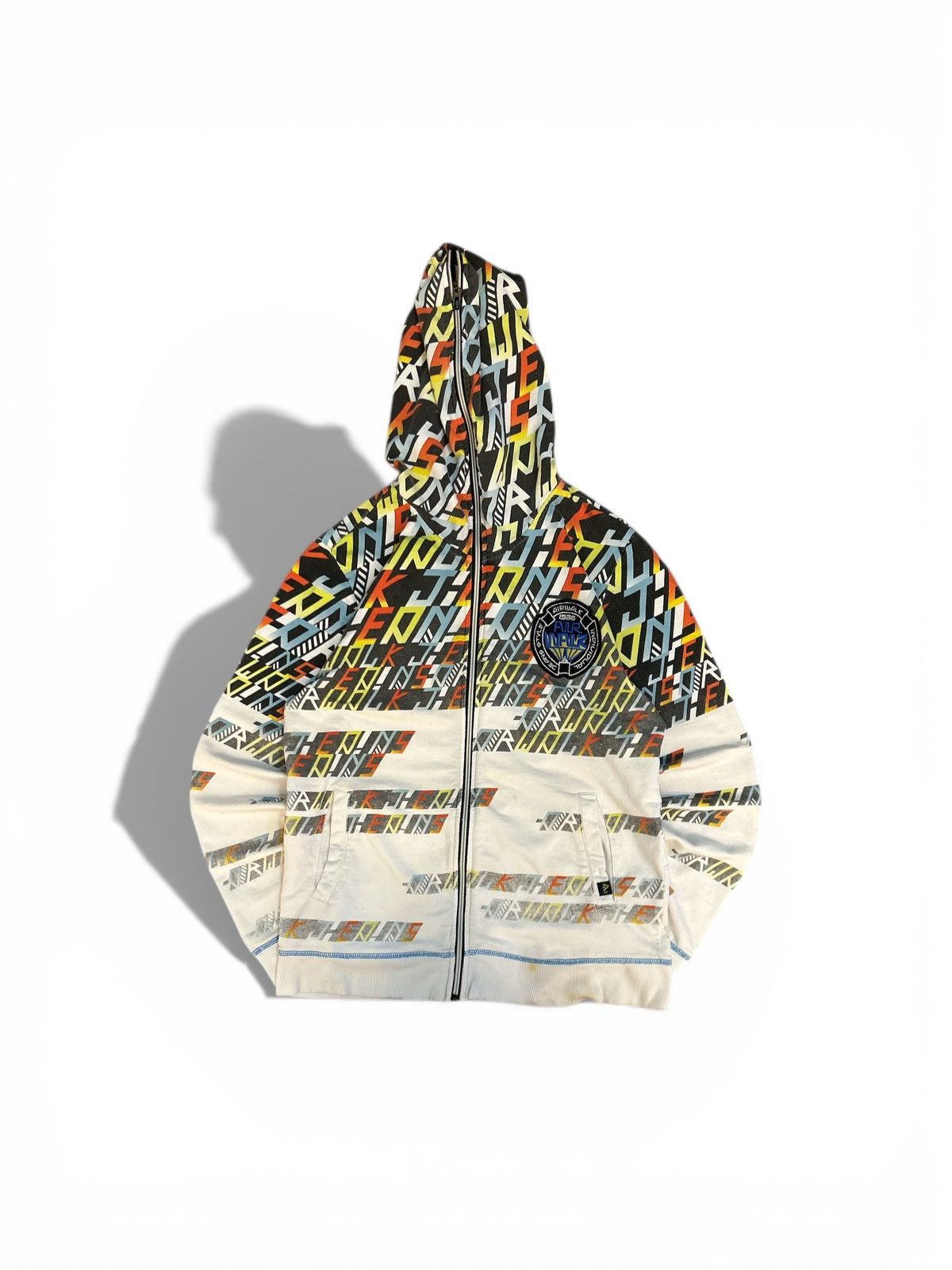 Beauty Beast VINTAGE Airwalk All-Over Print (AOP) Full-Zip Hoodie Size US L / EU 52-54 / 3 - 3 Thumbnail