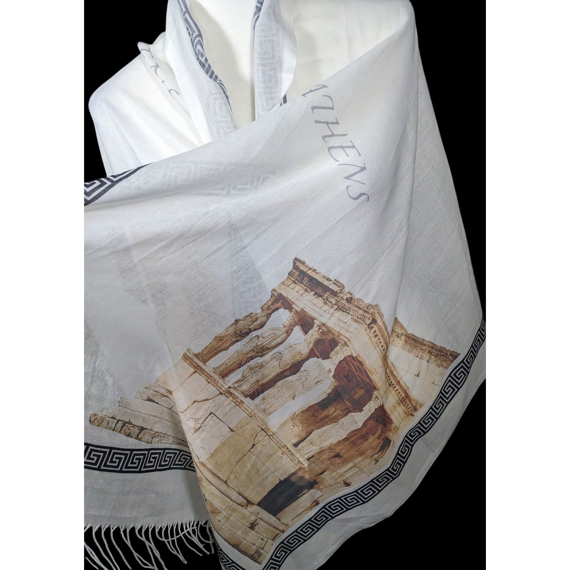Other Linda Accessories Athens Greece Souvenir Scarf Size ONE SIZE - 1 Thumbnail
