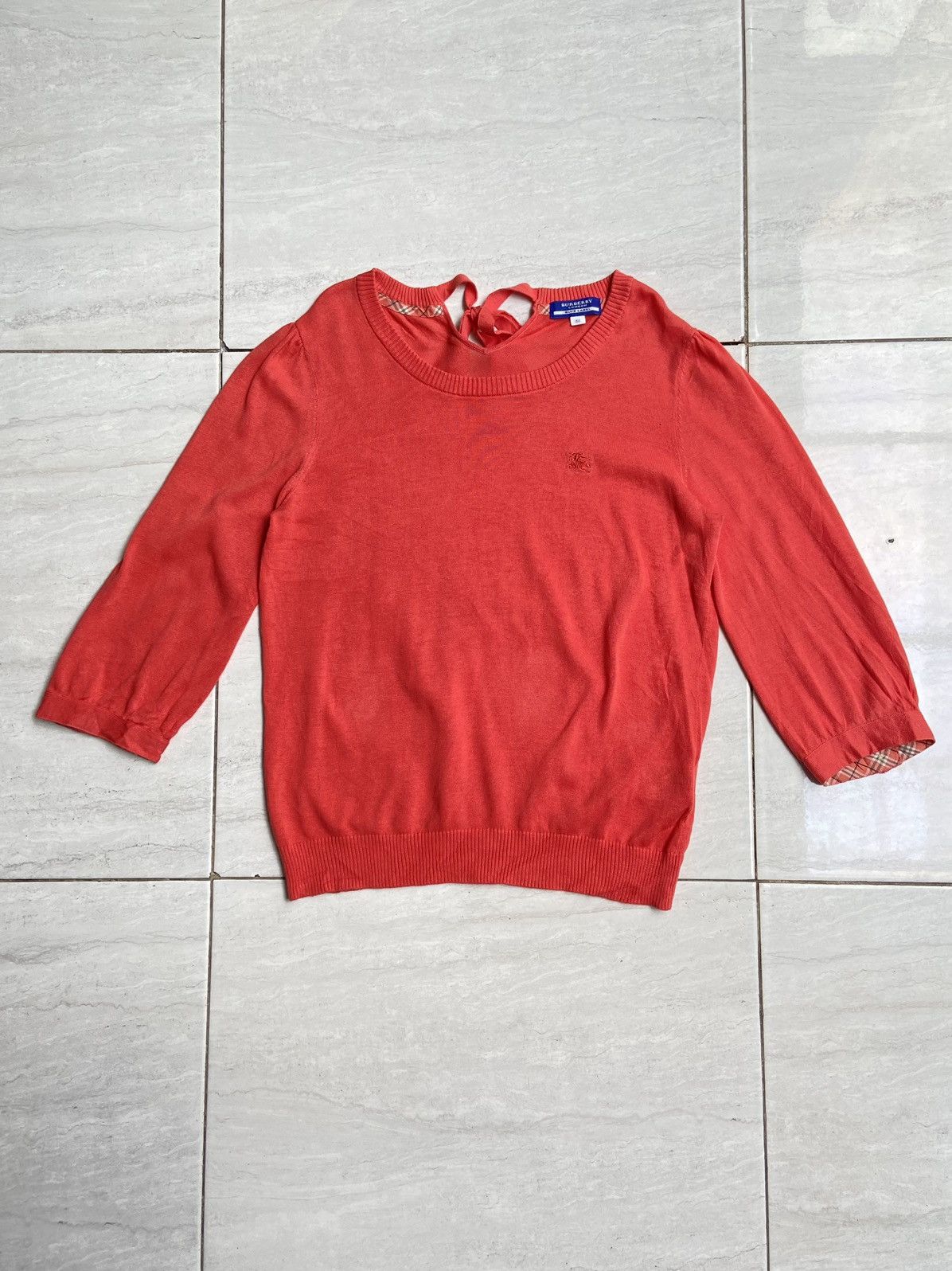 Burberry BURBERRY Long Sleeve T-shirt Size US XS / EU 42 / 0 - 5 Thumbnail