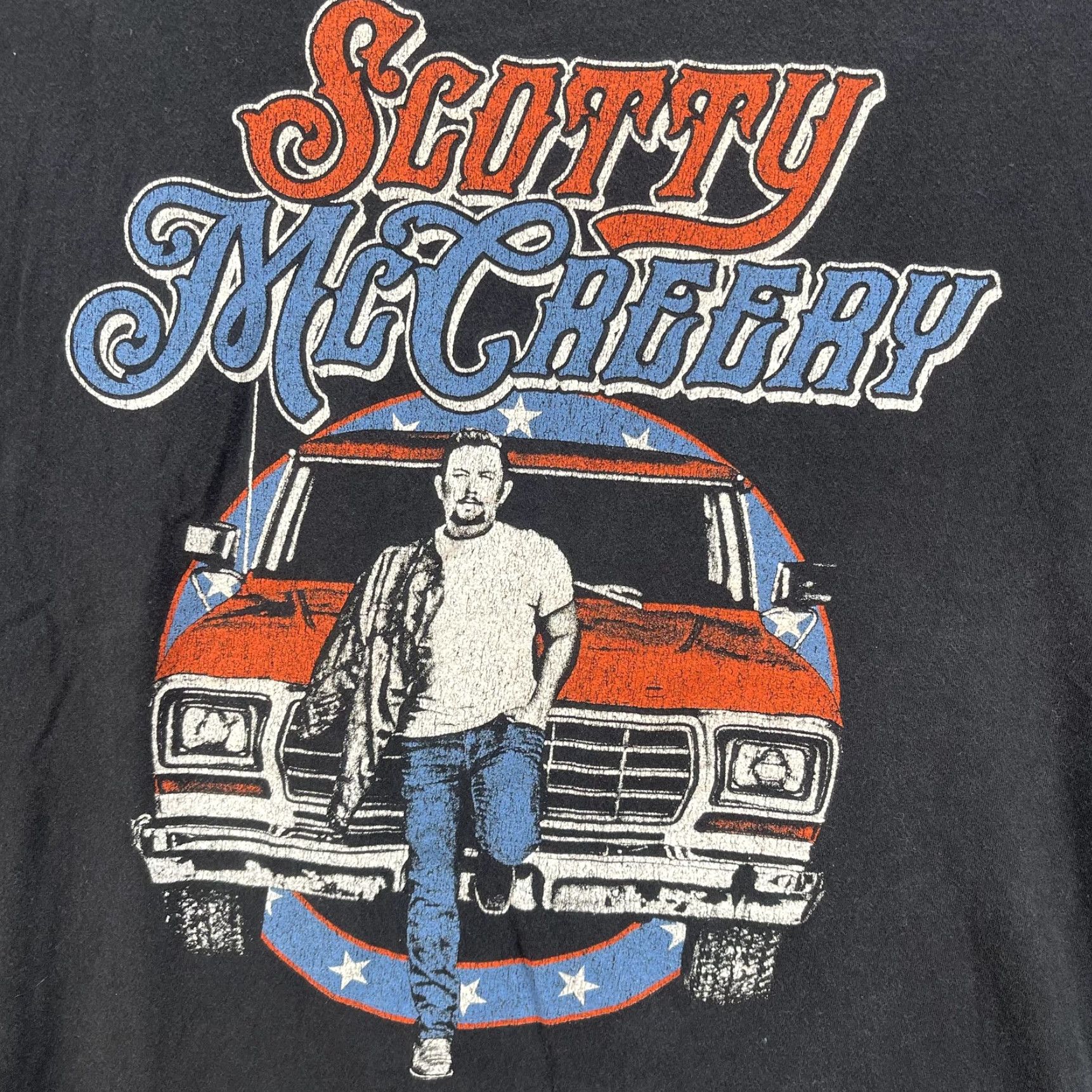 Gildan Scotty McCreery Shirt Mens Medium Black Country Tour Concert Tee Music Band Size US M / EU 48-50 / 2 - 3 Thumbnail