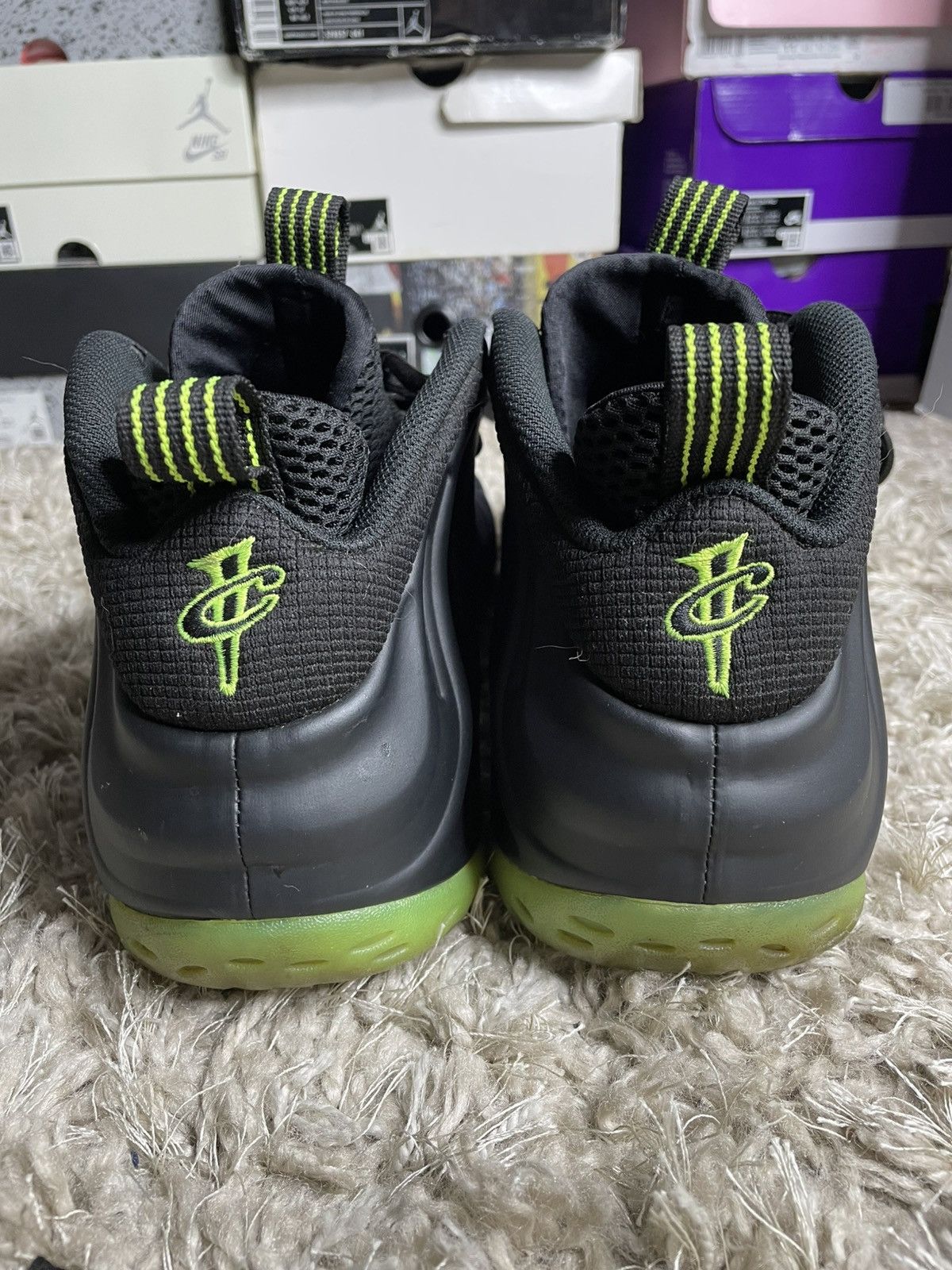 Nike Nike Air Foamposite One Black Volt Size US 11 / EU 44 - 6 Thumbnail