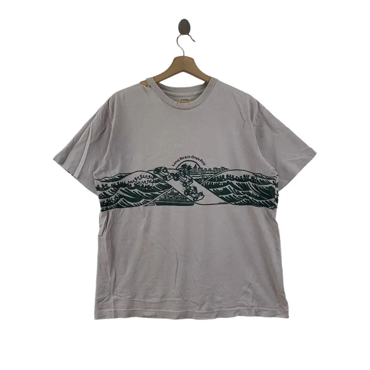 Warehouse Vintage WAREHOUSE JAPAN Long Beach Grand Prix Tee Shirt Top Size US M / EU 48-50 / 2 - 1 Thumbnail