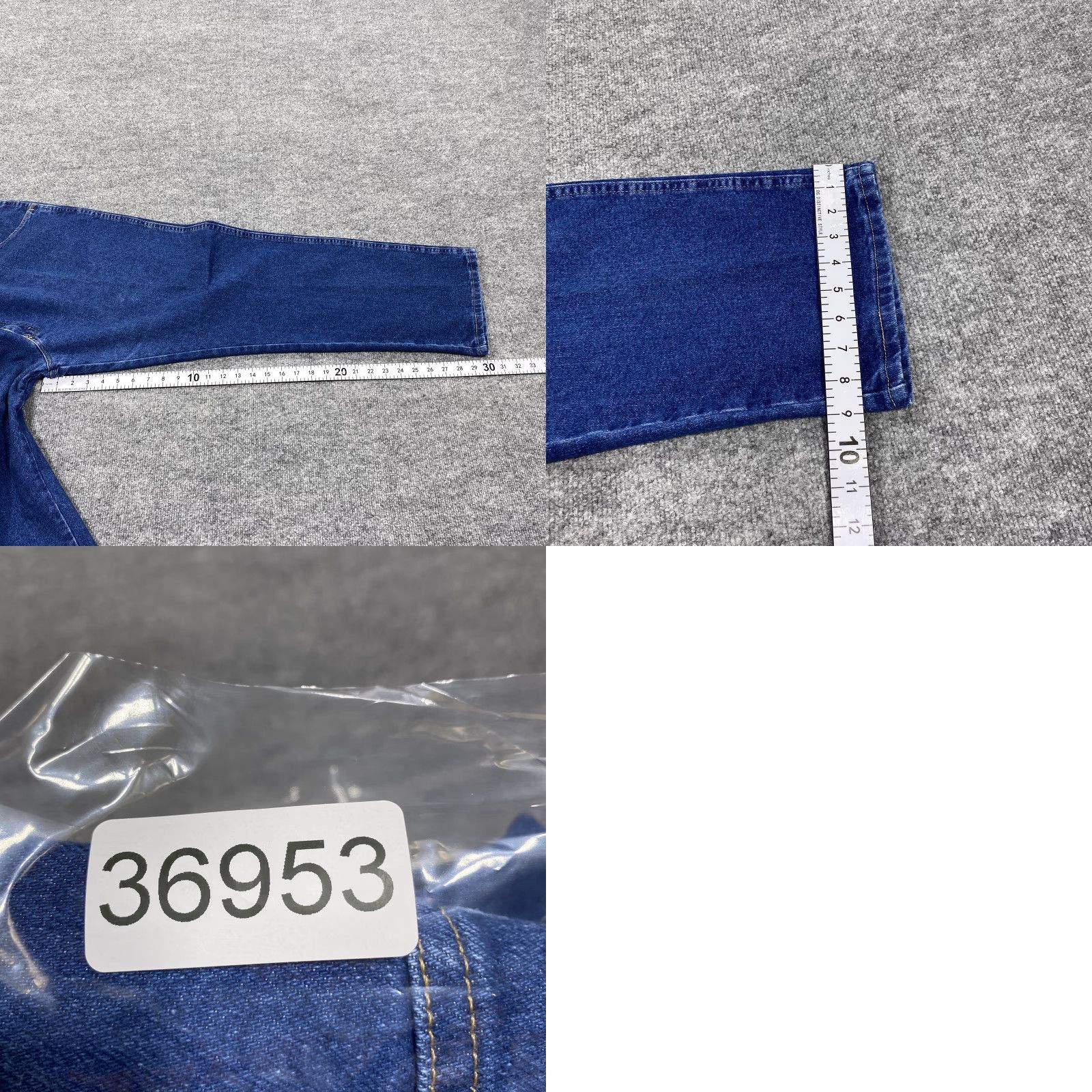 Wrangler Wrangler Authentic Jeans Mens 44x30 Blue Straight Denim Medium Wash 85900DW Size US 44 / EU 60 - 8 Thumbnail