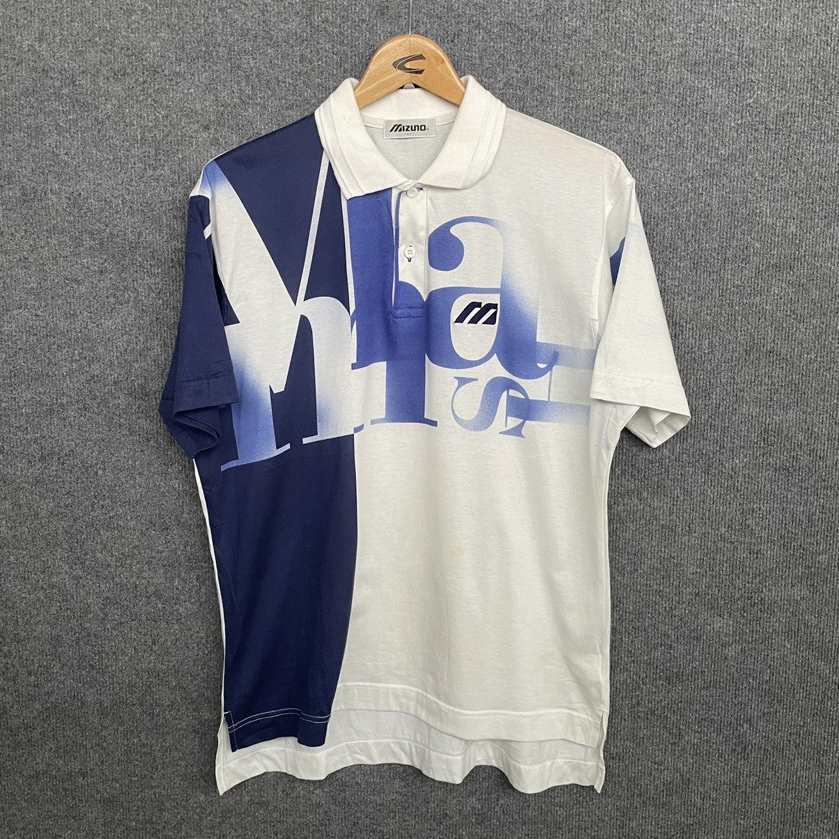 Japanese Brand × Mizuno × Vintage Vintage 90s Mizuno Polo T Shirt Made in Japan Size US L / EU 52-54 / 3 - 1 Thumbnail