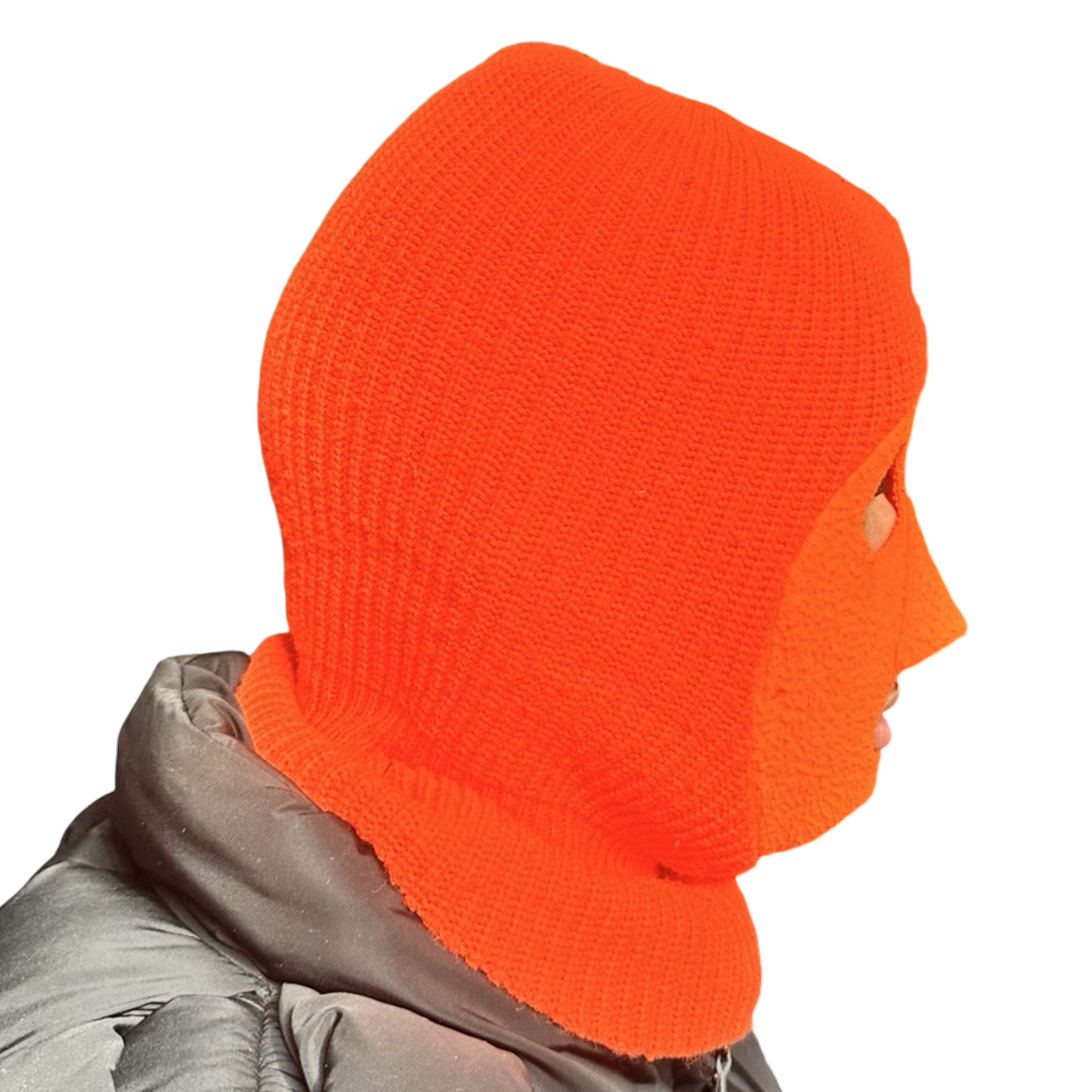Other Vintage Orange Ski Mask Winter Balaclava Size ONE SIZE - 6 Thumbnail