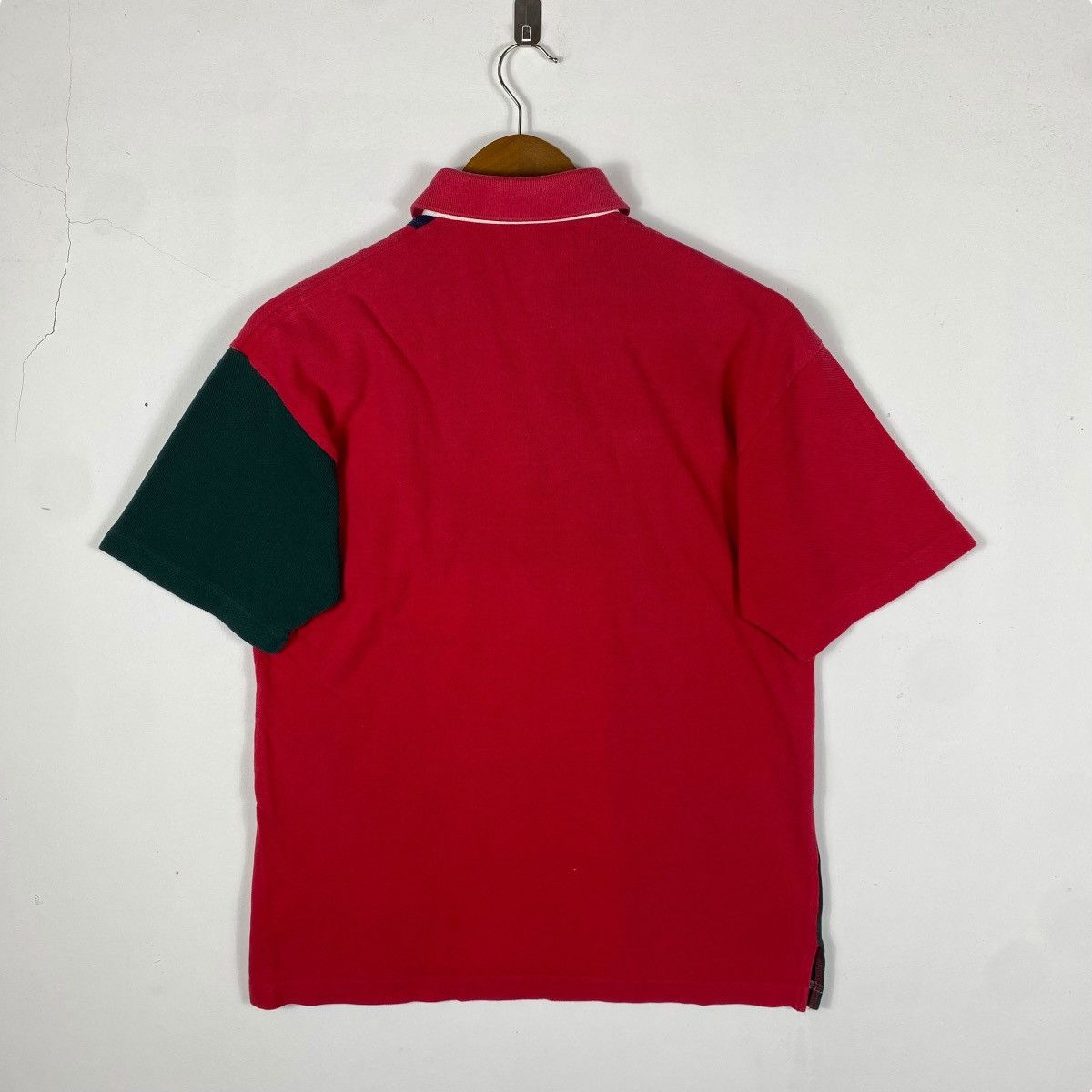 Lacoste × Vintage Vintage 90's CHEMISE LACOSTE Multi Colour Block Polo Tee Size US M / EU 48-50 / 2 - 4 Thumbnail