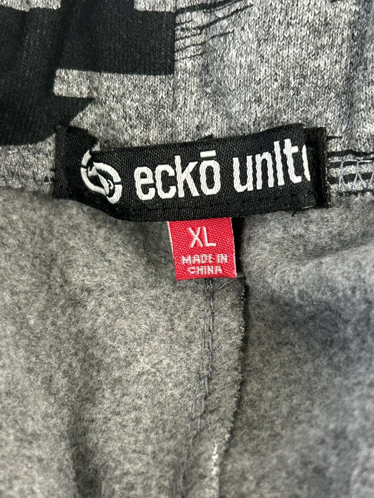 Ecko Unltd. Ecko Sweatpants Embroidered Vertical Logo Fleece Jogger Size US 36 / EU 52 - 8 Thumbnail
