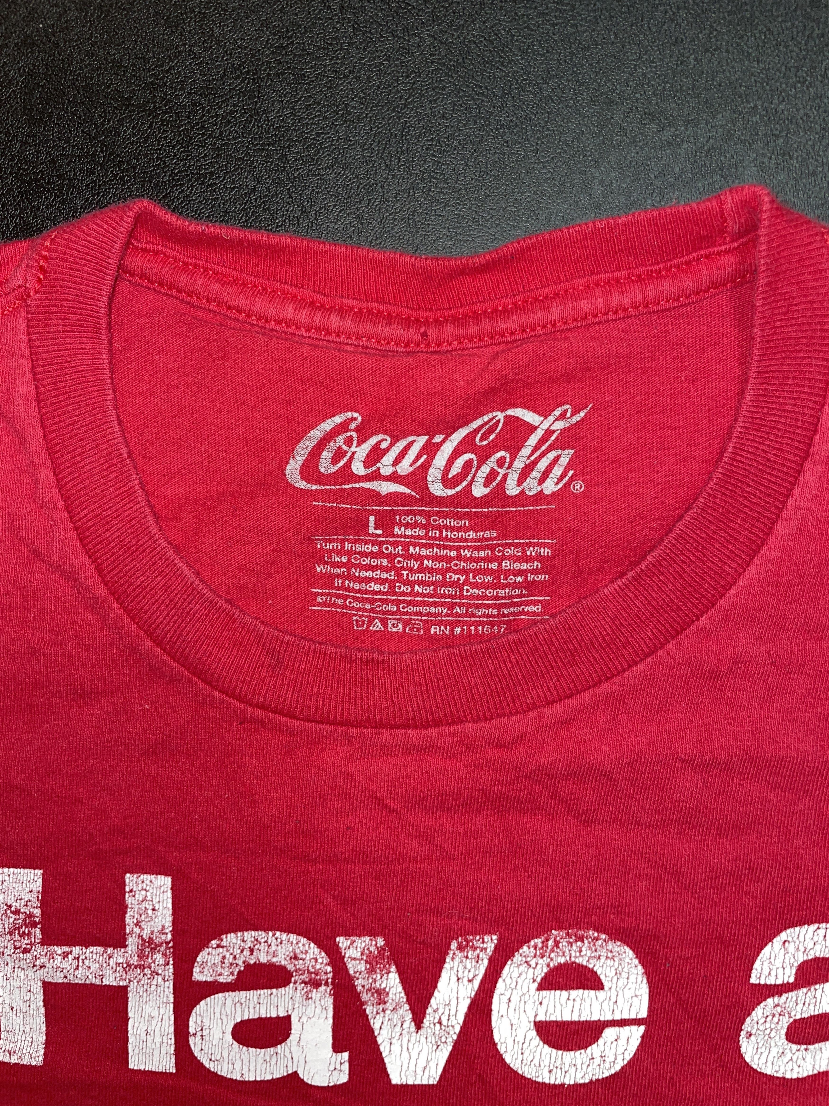 Coca Cola Vintage Coca Cola Have A Good Day Large Red Shirt Size US L / EU 52-54 / 3 - 3 Thumbnail