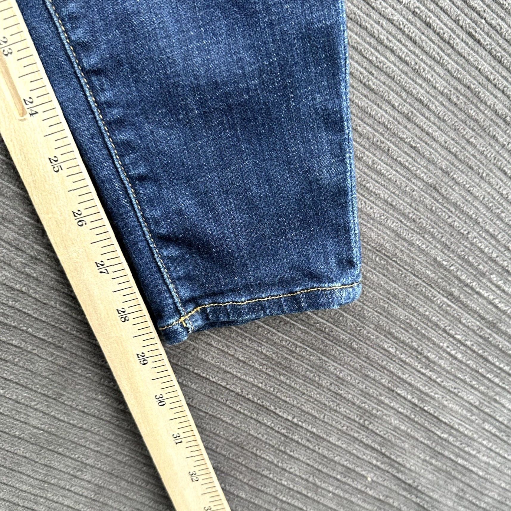 Good American Good American Jeans Women 26/29 Blue Cotton Mid Rise Slim Skinny 90s City College Vintage No Size 26" / US 2 / IT 38 - 6 Thumbnail