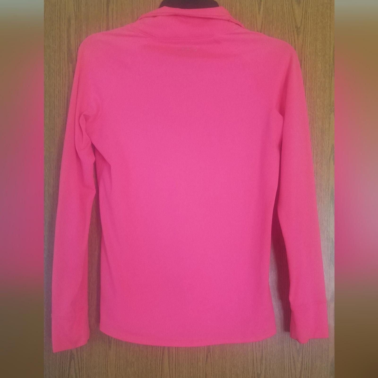 Under Armour Under Armour Pink Semi Fitted Half-Zip Pullover Small Size S / US 4 / IT 40 - 2 Thumbnail