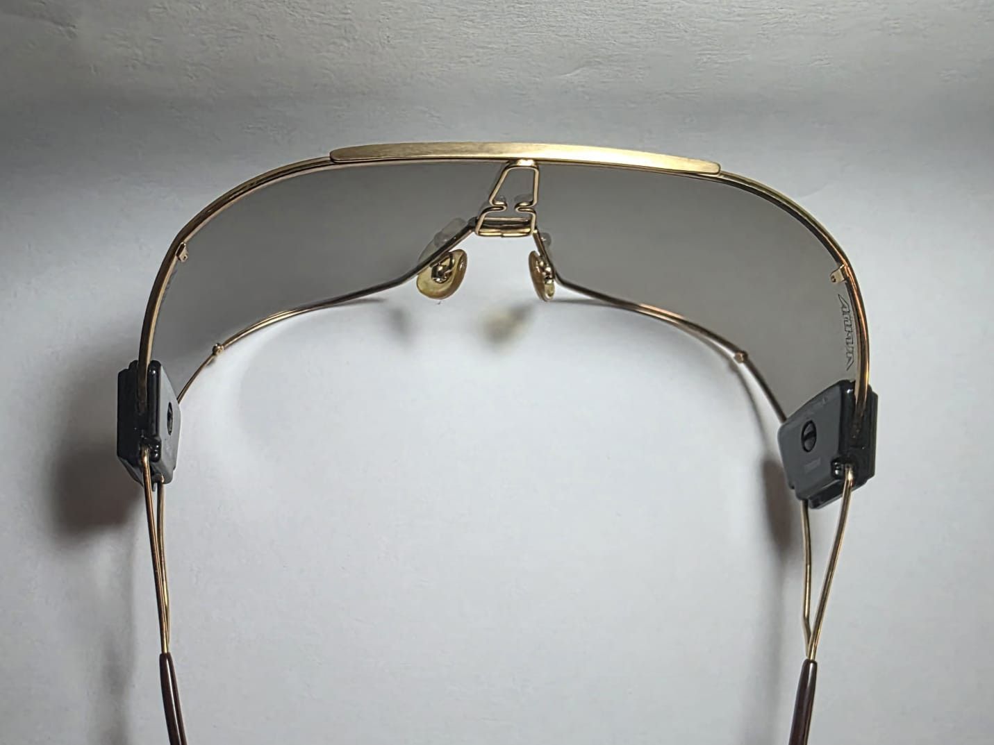Other ULTRA RARE VINTAGE ALPINA GOLDWING SHIELD SUNGLASSES Size ONE SIZE - 8 Thumbnail