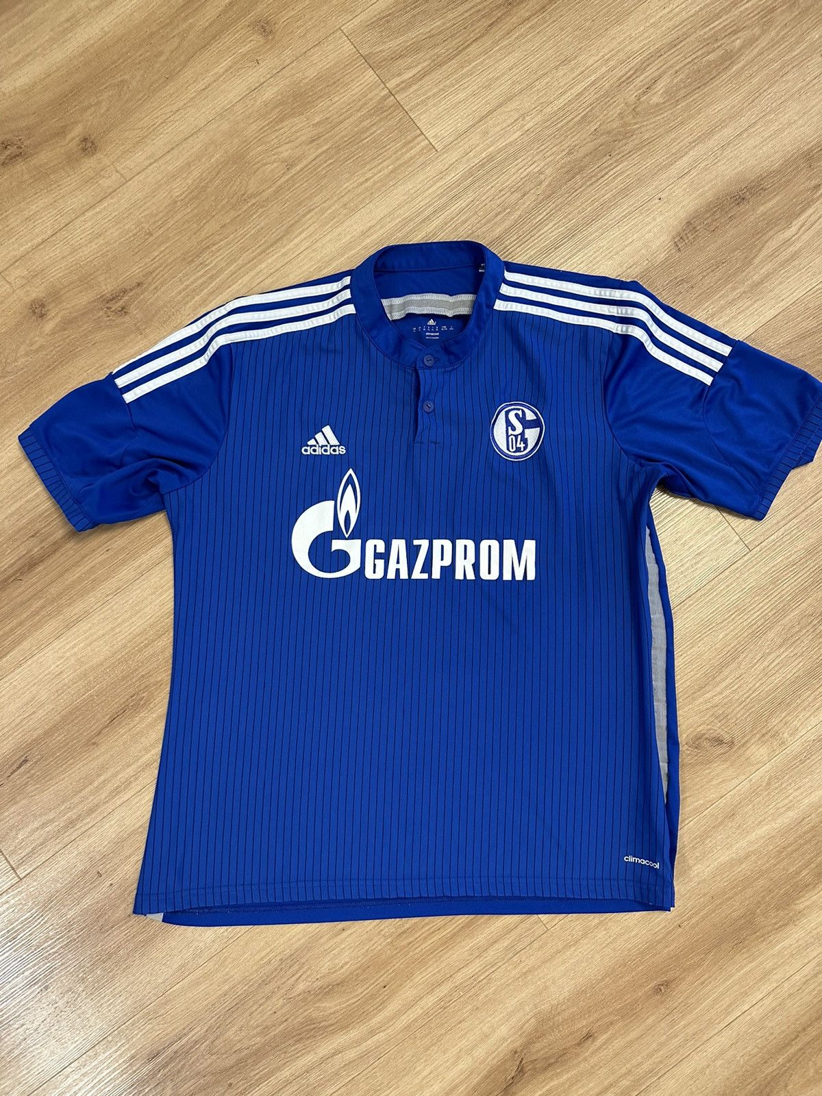 Adidas 2015 Schalke 04 adidas soccer jersey shirt football home Size US XL / EU 56 / 4 - 9 Thumbnail