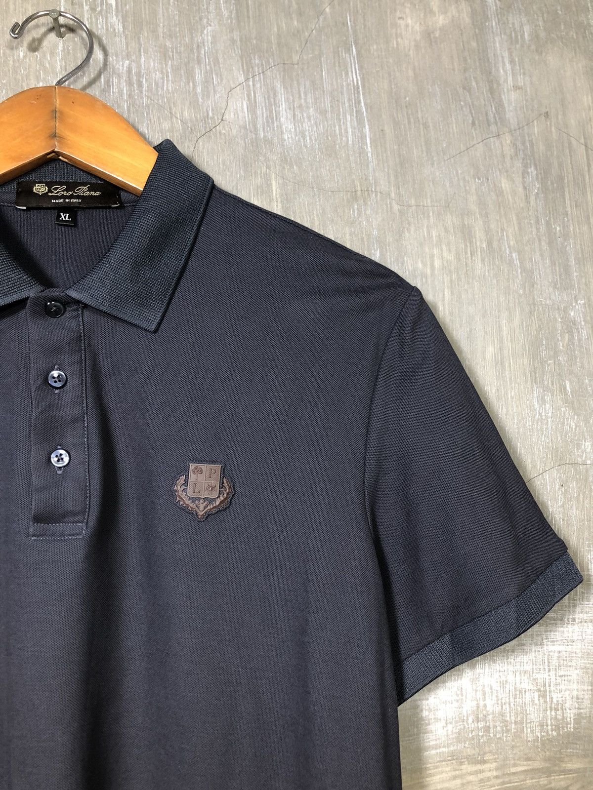Loro Piana Loro Piana Navy Polo Shirt Size US XL / EU 56 / 4 - 4 Thumbnail
