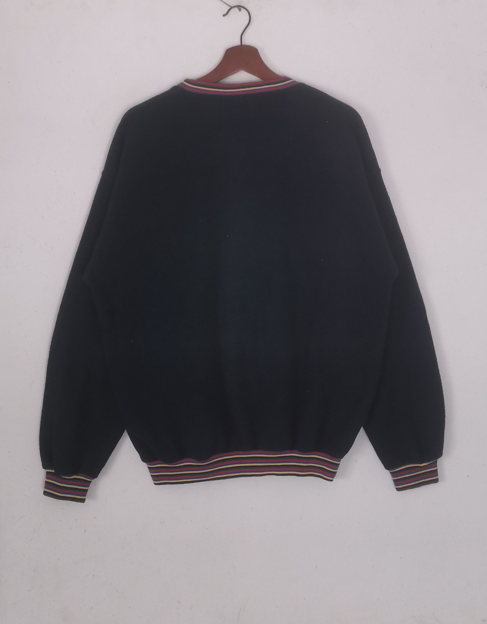 Trussardi × Vintage Rare vintage Trussardi sweatshirt navy blue colour Size US L / EU 52-54 / 3 - 3 Thumbnail