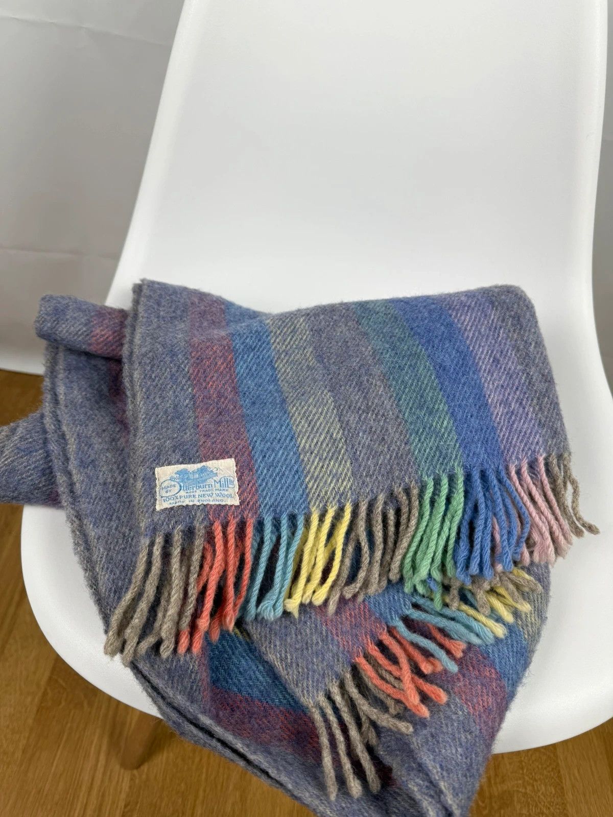 Other Otterburn Mill Vintage Pure Wool Plaid Blanket Throw Size ONE SIZE - 8 Thumbnail