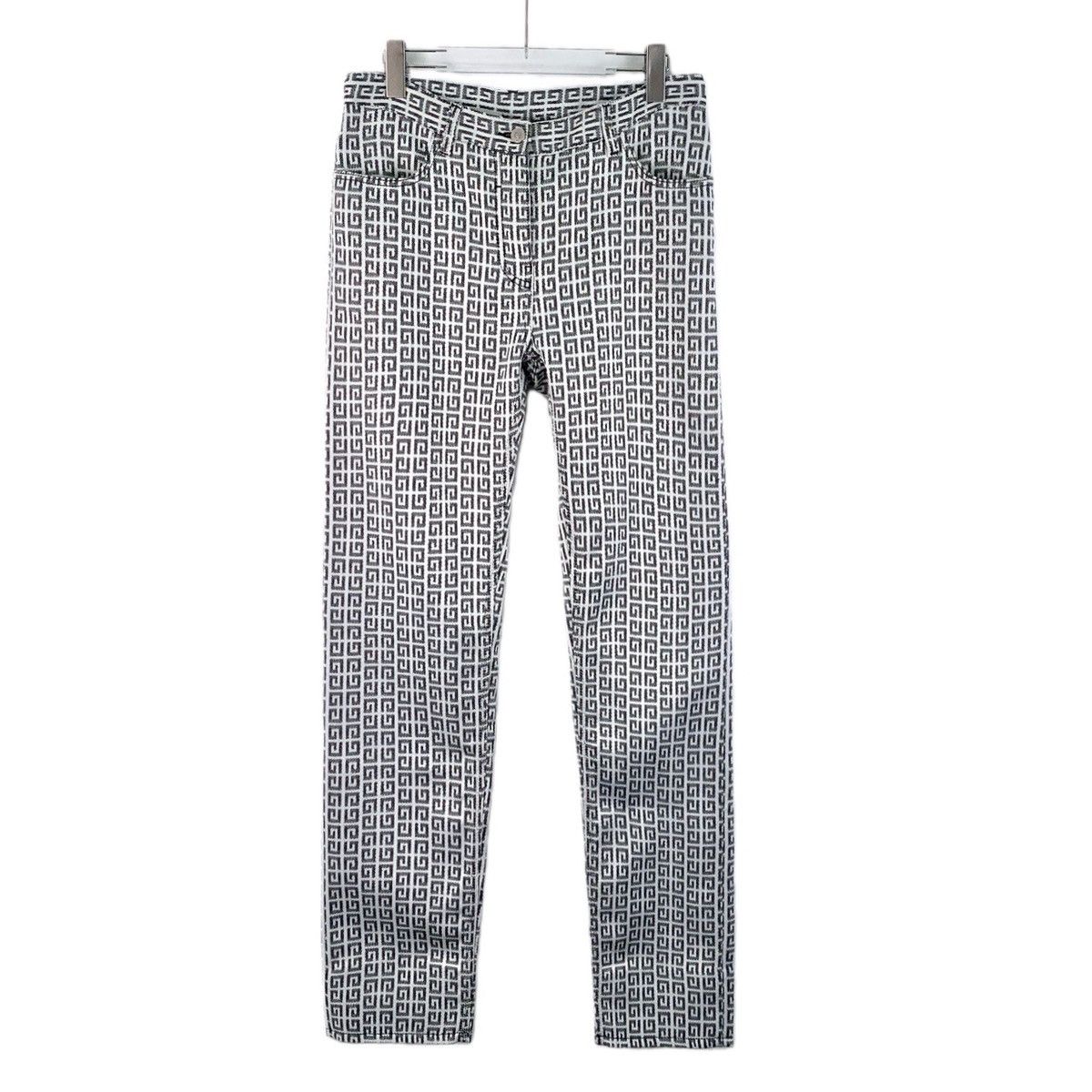 Givenchy Givenchy Spliced All-over Logo Print Casual Pants K26WX Size US 28 / EU 44 - 1 Thumbnail