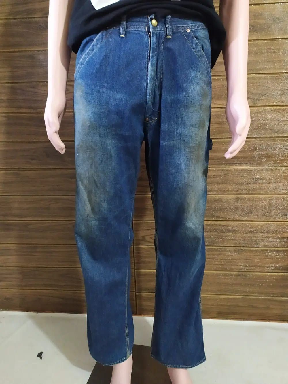 Bape Bape Trashed Carpenter Denim Size US 31 - 16 Thumbnail