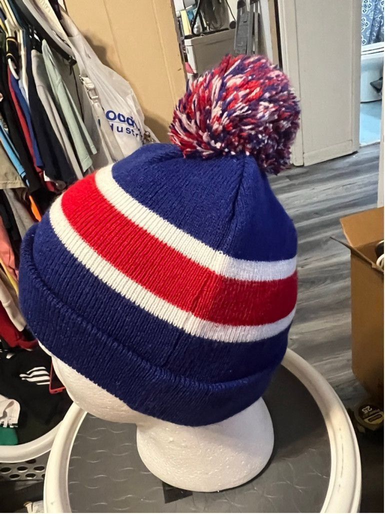 Other Kids Fan Favorite New York Rangers Pom Beanie Hat Size ONE SIZE - 2 Thumbnail