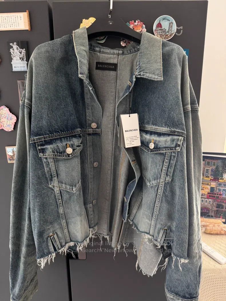Balenciaga Balenciaga Denim jacket Size US L / EU 52-54 / 3 - 1 Thumbnail