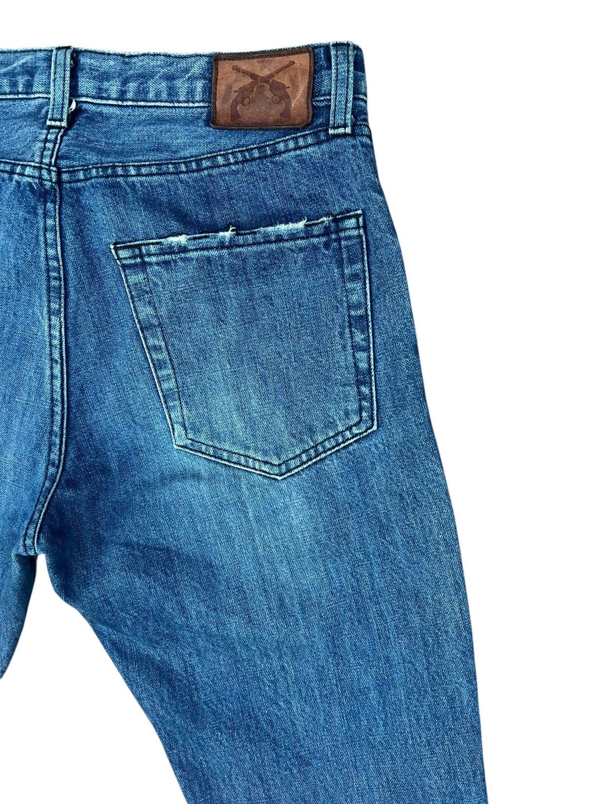 roarguns Vintage Roarguns Japan Distressed Denim Bootcut Jeans Size US 31 - 16 Thumbnail
