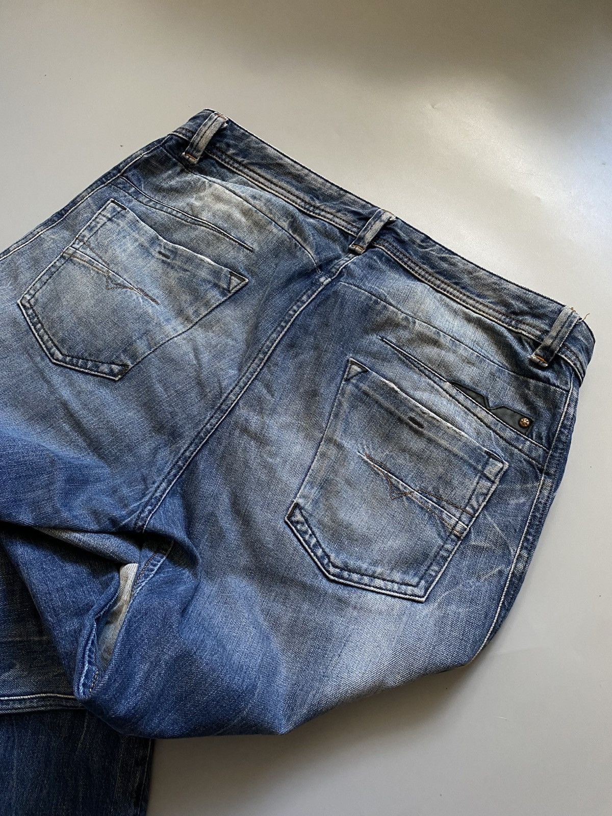 Diesel DIESEL vintage denim jeans pants exclusive print Size US 33 - 5 Thumbnail