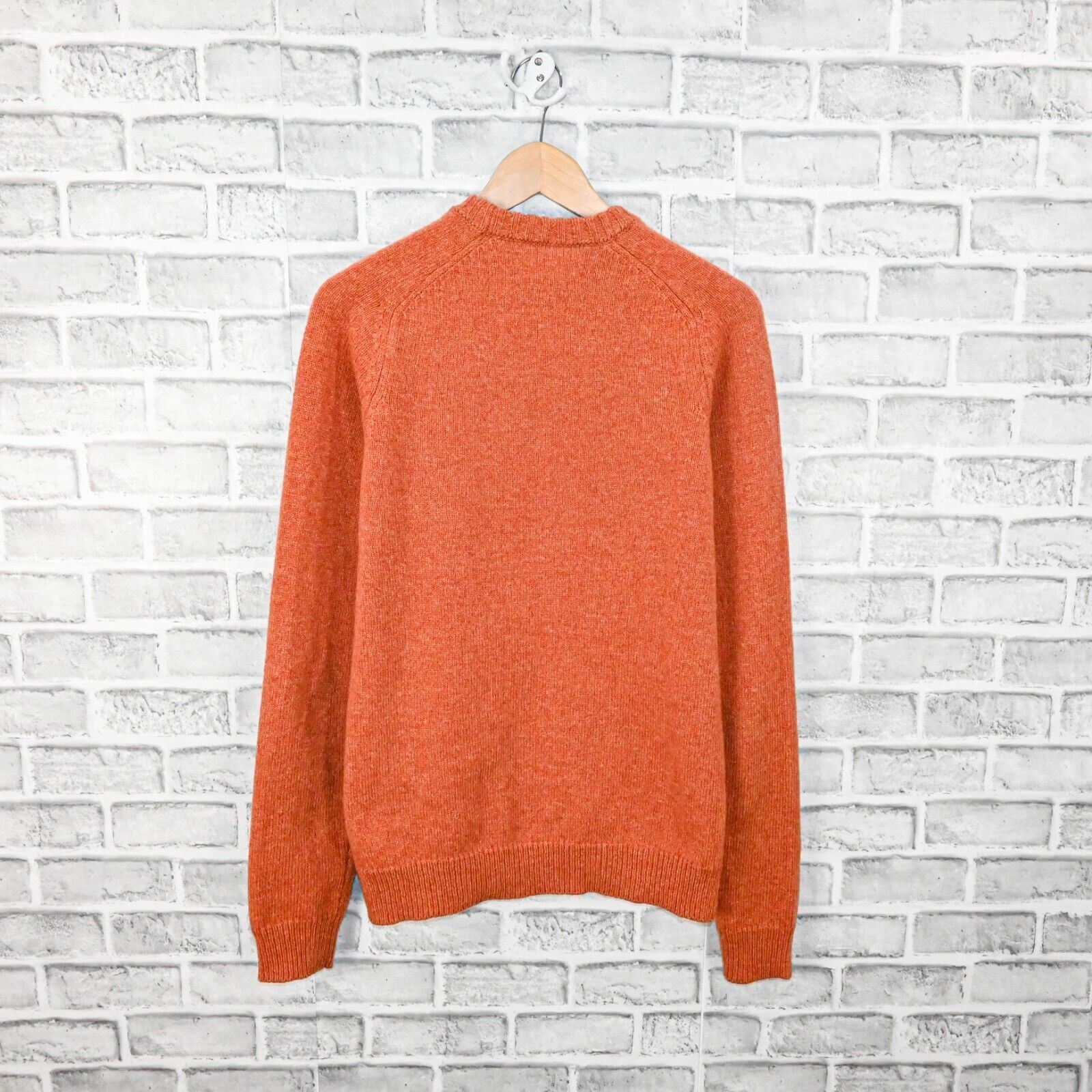Porter Mr P. Mr Porter Mélange Shetland Wool Sweater Crew orange Size US S / EU 44-46 / 1 - 4 Thumbnail