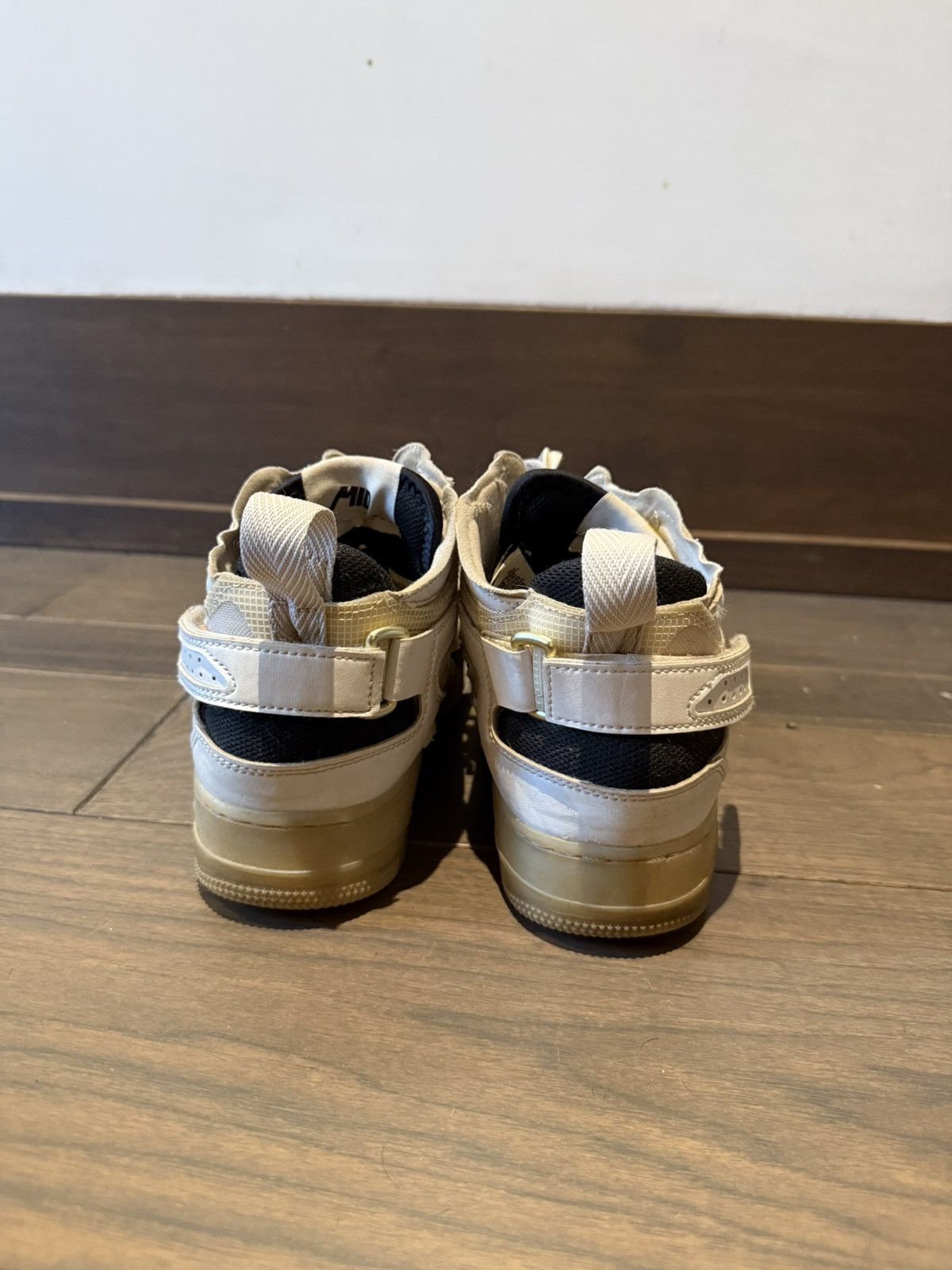 Nike Nike Air Force 1 Mid React '40th Anniversary - White Black' Size US 8 / EU 41 - 3 Thumbnail