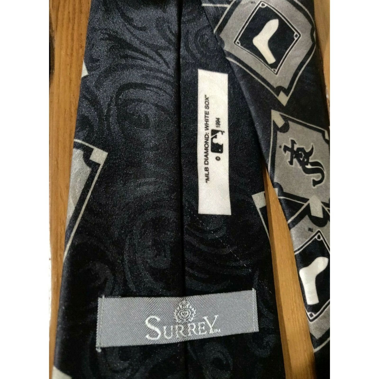 MLB VINTAGE Chicago White Sox 1994 MLB Baseball Tie Polyester Mens Size ONE SIZE - 6 Thumbnail