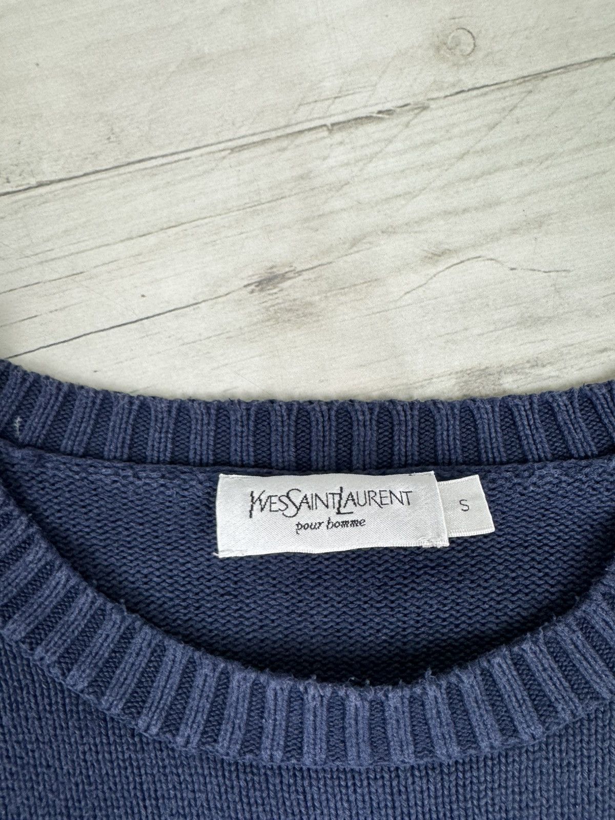 Yves Saint Laurent Vintage Yves Saint Laurent Knit Sweater YSL Logo Size US S / EU 44-46 / 1 - 7 Thumbnail