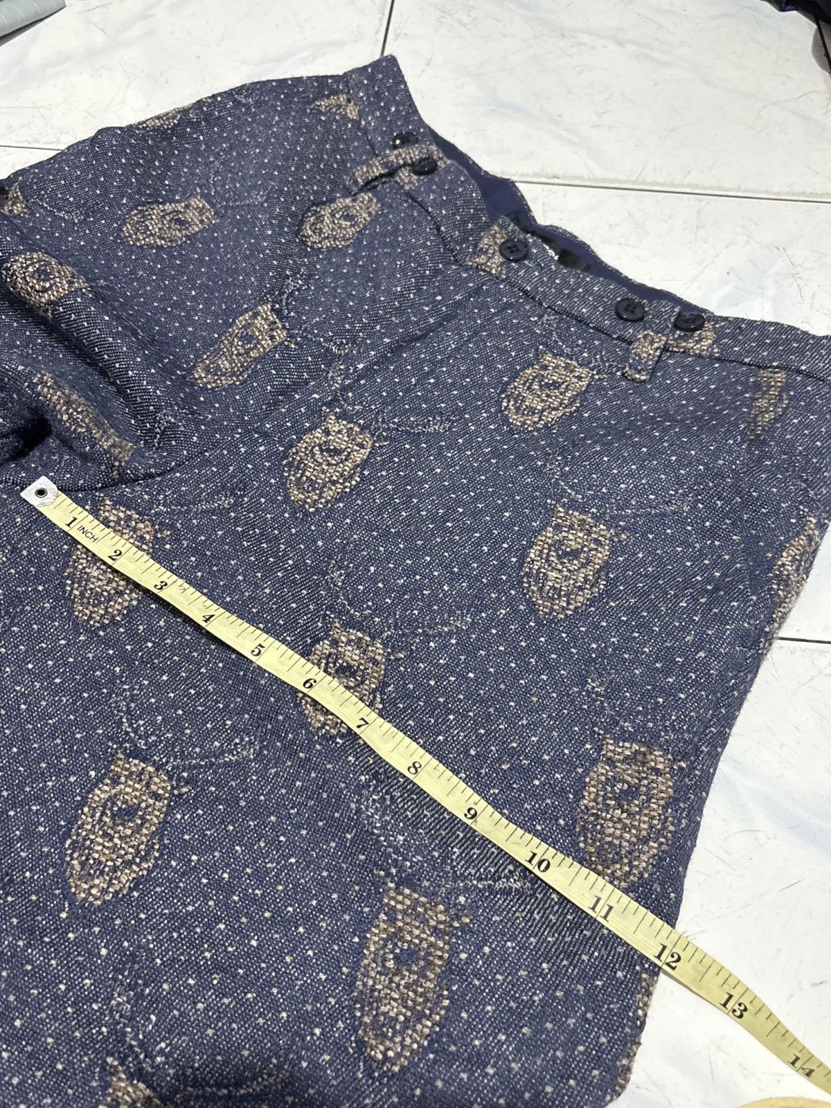 Japanese Brand 🔥Rare item!! Jacquard Ne-Net minimalis deer head Size US 28 / EU 44 - 5 Thumbnail