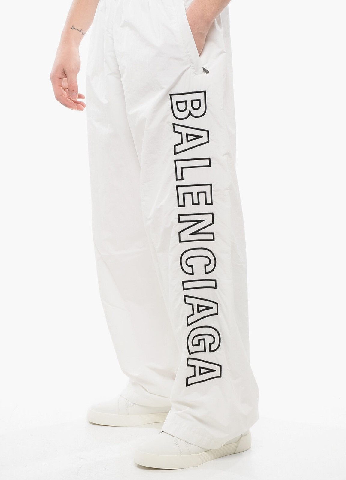 Outline Tracksuit Pants in White