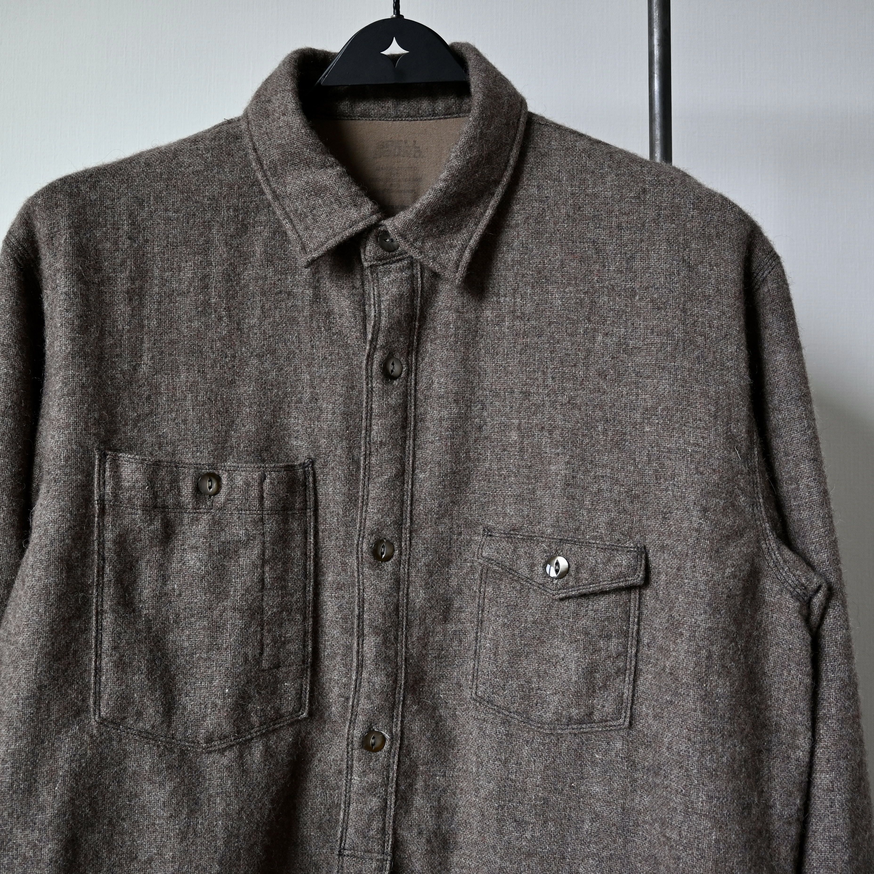 Spellbound SPELLBOUND wool blend fabric work shirt, made in Japan Size US L / EU 52-54 / 3 - 5 Thumbnail
