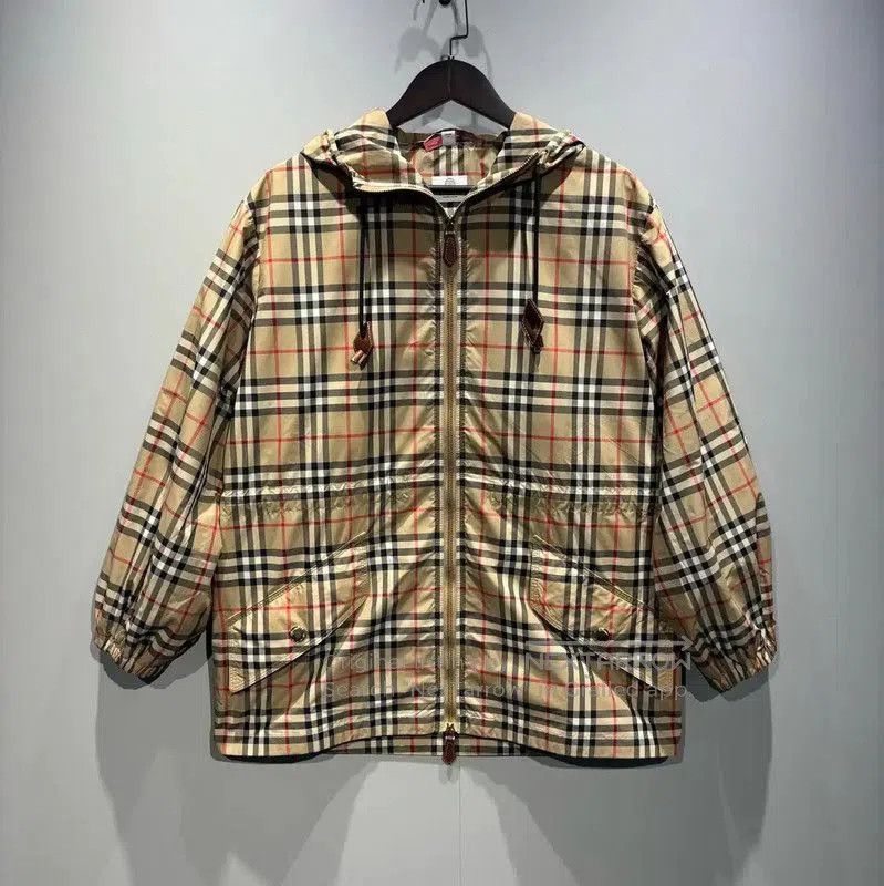Burberry M Brown Polyester Men's Jacket.