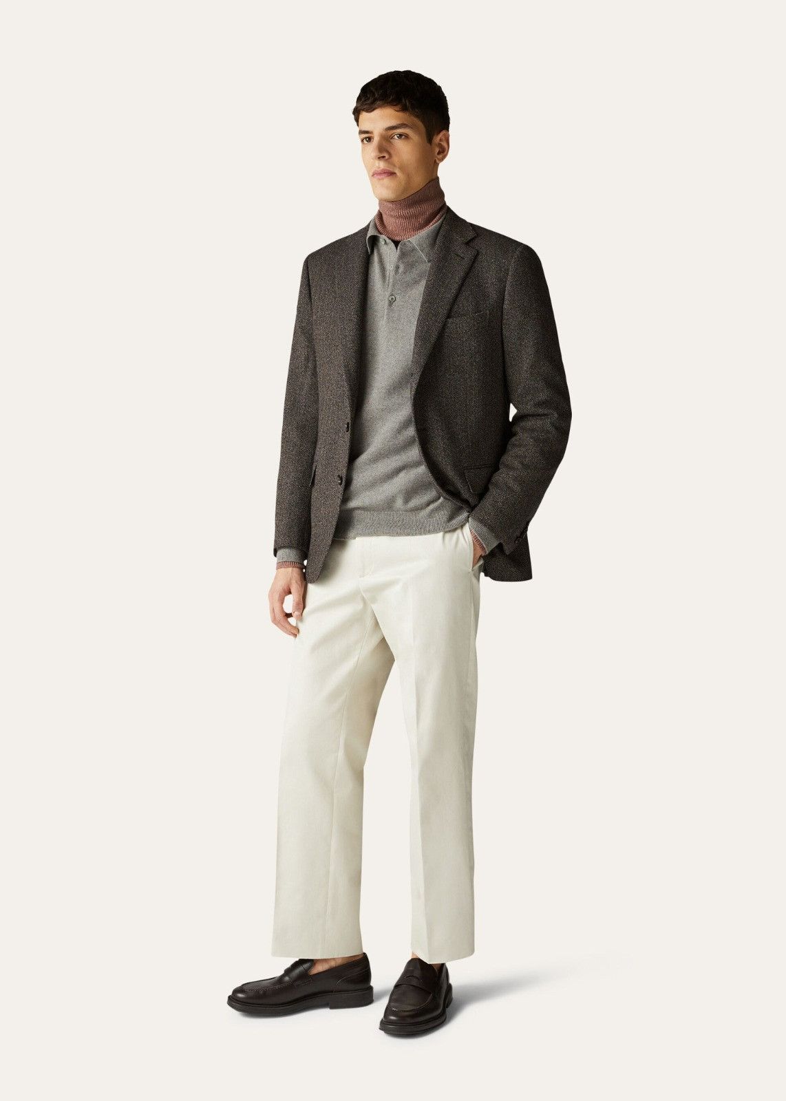 Loro Piana o1srvl11e1224 Merse Cotton Gabardine Pant in White Size US 38 / EU 54 - 5 Thumbnail