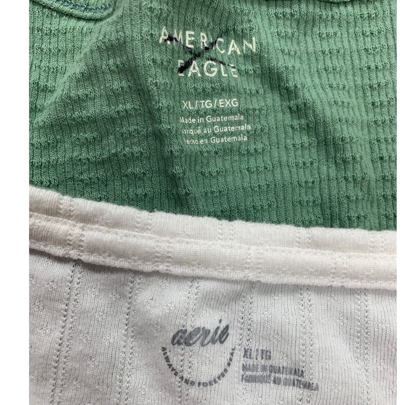 American Eagle Outfitters 2 New American Eagle Womens XL Crew Neck Short Sleeve Tops Size XL / US 12-14 / IT 48-50 - 4 Thumbnail
