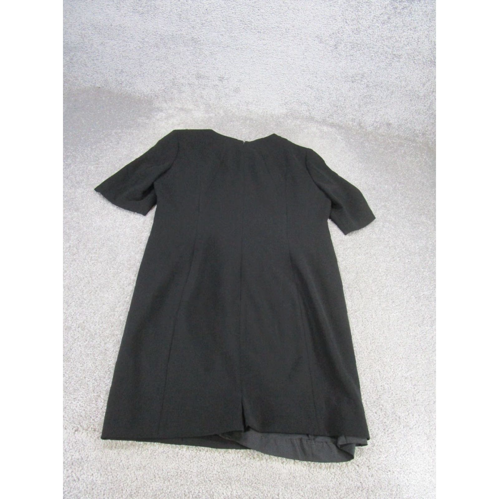 Vintage Hobbs Shift Dress Womens 12 Black Half Sleeve Back Zip Dress Womens 12 Black Half Sleeve Zip Back Shift Size XL / US 12-14 / IT 48-50 - 3 Thumbnail