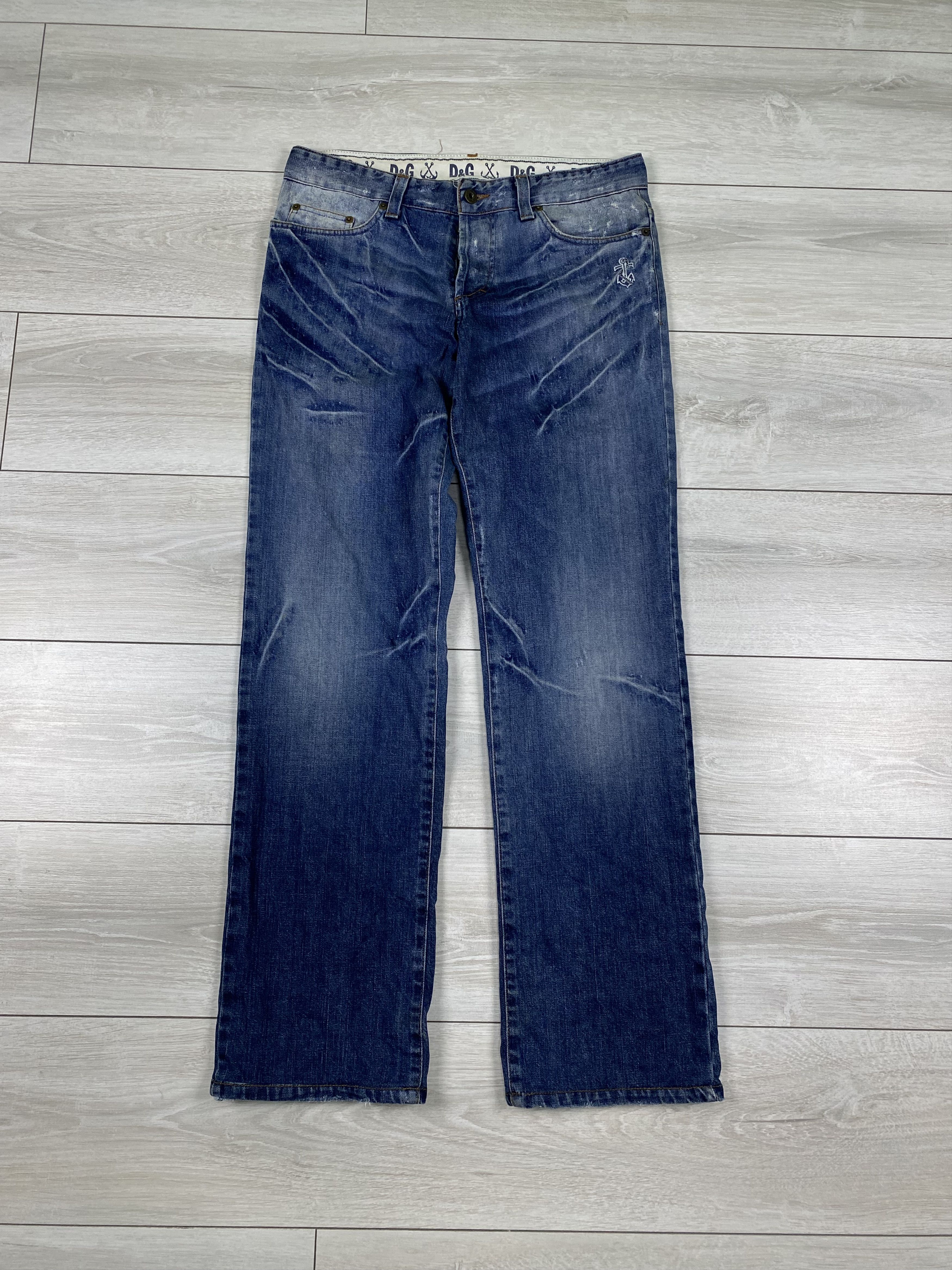 Dolce & Gabbana Vintage Dolce & Gabbana marina yachting distressed jeans Size US 30 / EU 46 - 1 Thumbnail