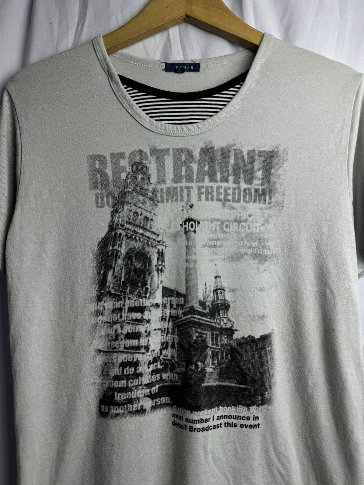 If Six Was Nine × Japanese Brand × Le Grande Bleu (L.G.B.) Jun men double layers poem tshirt japanese Size US M / EU 48-50 / 2 - 2 Thumbnail