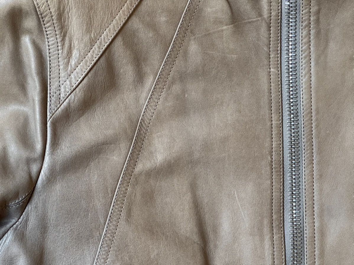 Rick Owens Rick Owen’s dark dust bike leather jacket Size US M / EU 48-50 / 2 - 14 Thumbnail