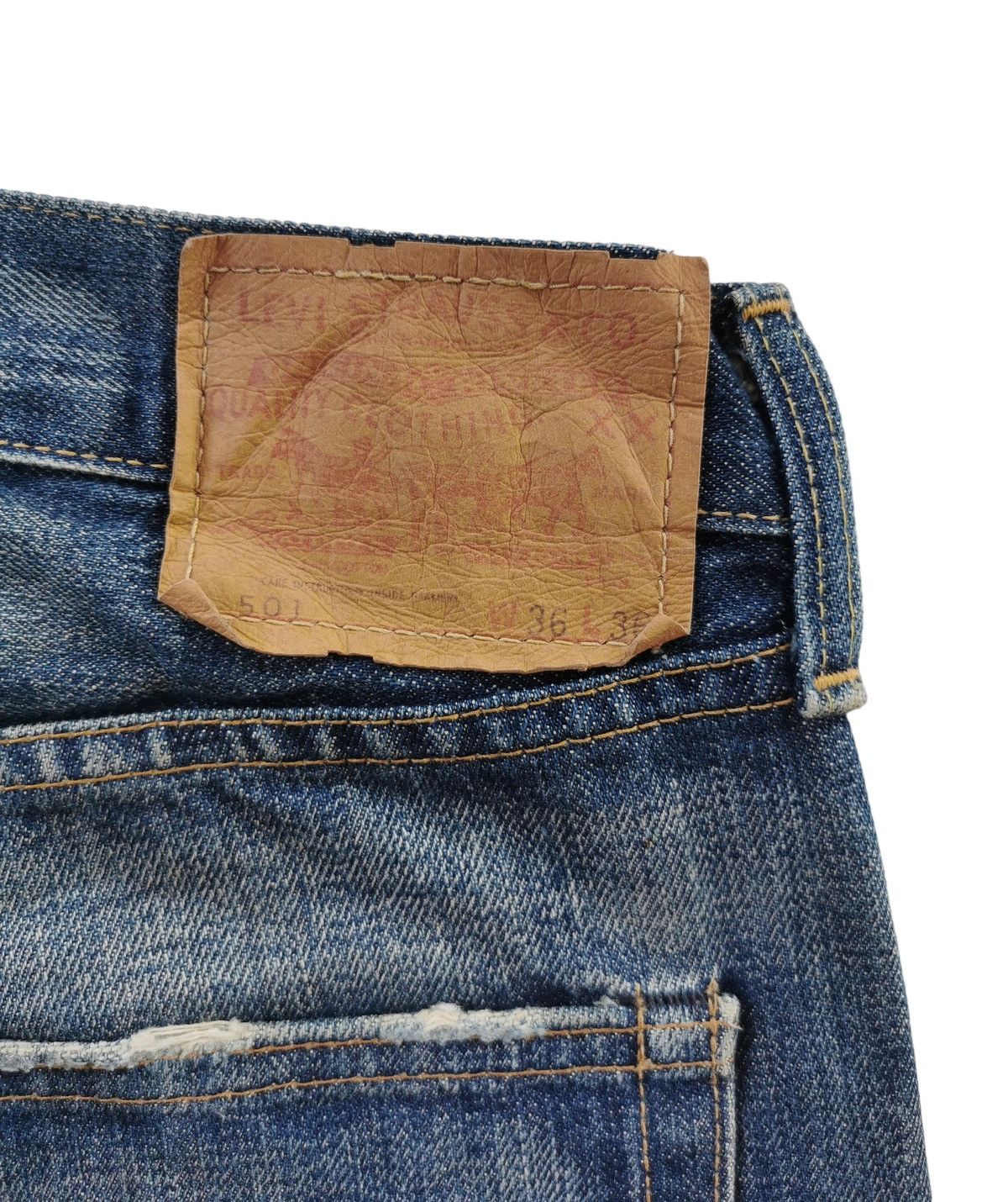 Levi's Levis Vintage Clothing 501 Lot 71506 Selvedge Denim Jeans Size US 33 - 10 Thumbnail