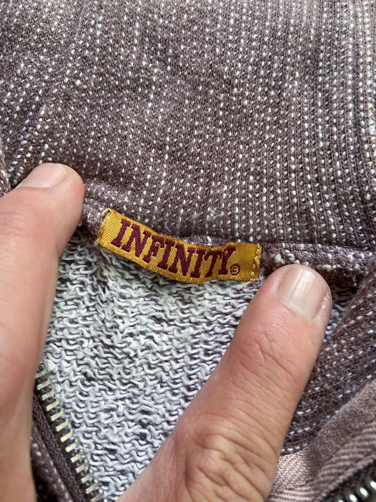 Japanese Brand INFINITY GORPCORE DISTRESSED ZIP HOODIE Size US S / EU 44-46 / 1 - 14 Thumbnail