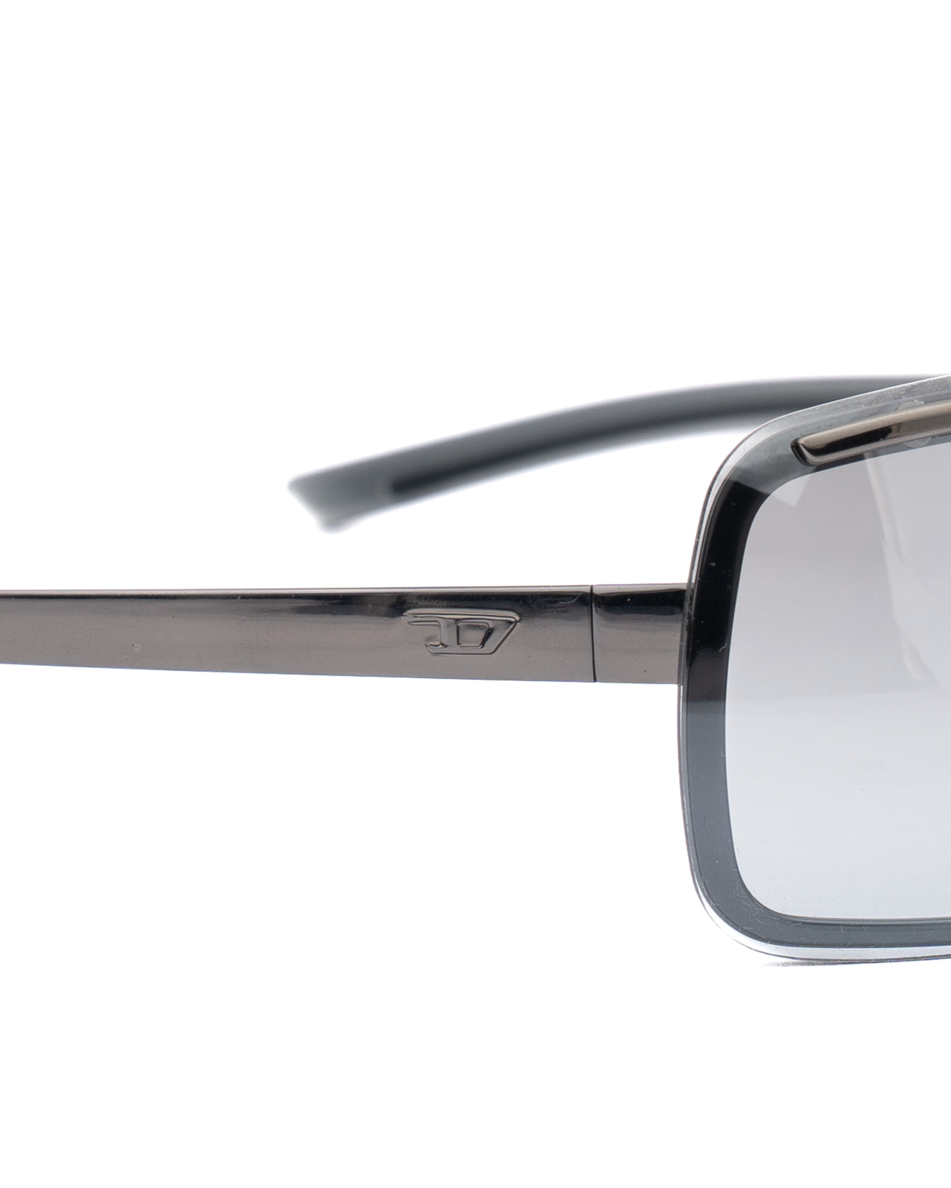 Diesel Diesel '90s Transparent Gray Rimless Sunglasses Size ONE SIZE - 3 Thumbnail