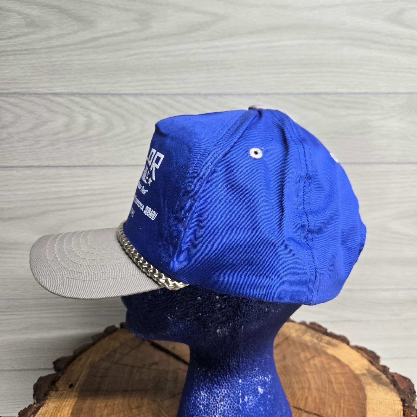 Vintage VINTAGE Cobra Blue Adjustable Baseball Cap Hat Christiansburg VA Mens One Size Size ONE SIZE - 4 Thumbnail
