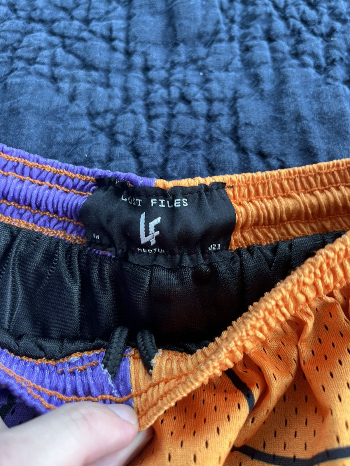 Designer × Lost Enterprises [Medium] Lost Files Split Spider Web Shorts Size US 32 / EU 48 - 3 Thumbnail