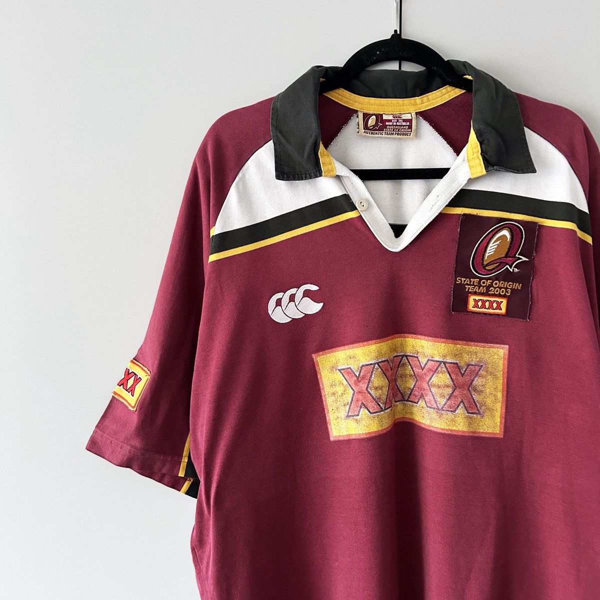 Vintage Jersey Rugby Australia 2003 vintage Queensland state Size US XXL / EU 58 / 5 - 2 Thumbnail
