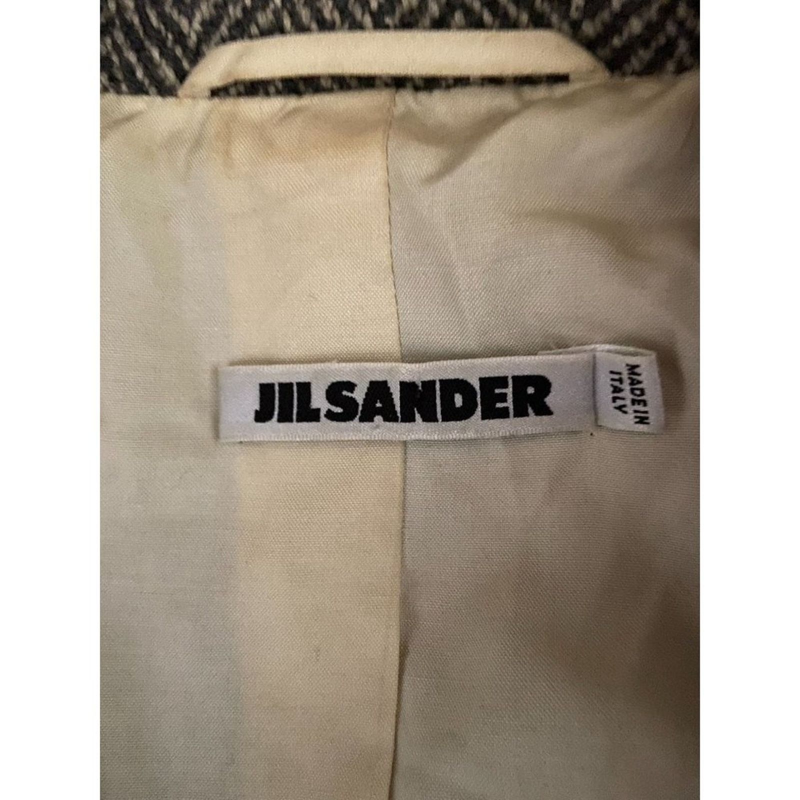 Jil Sander Jil Sander Houndstooth Cashmere Blend Jacket Size L / US 10 / IT 46 - 4 Thumbnail