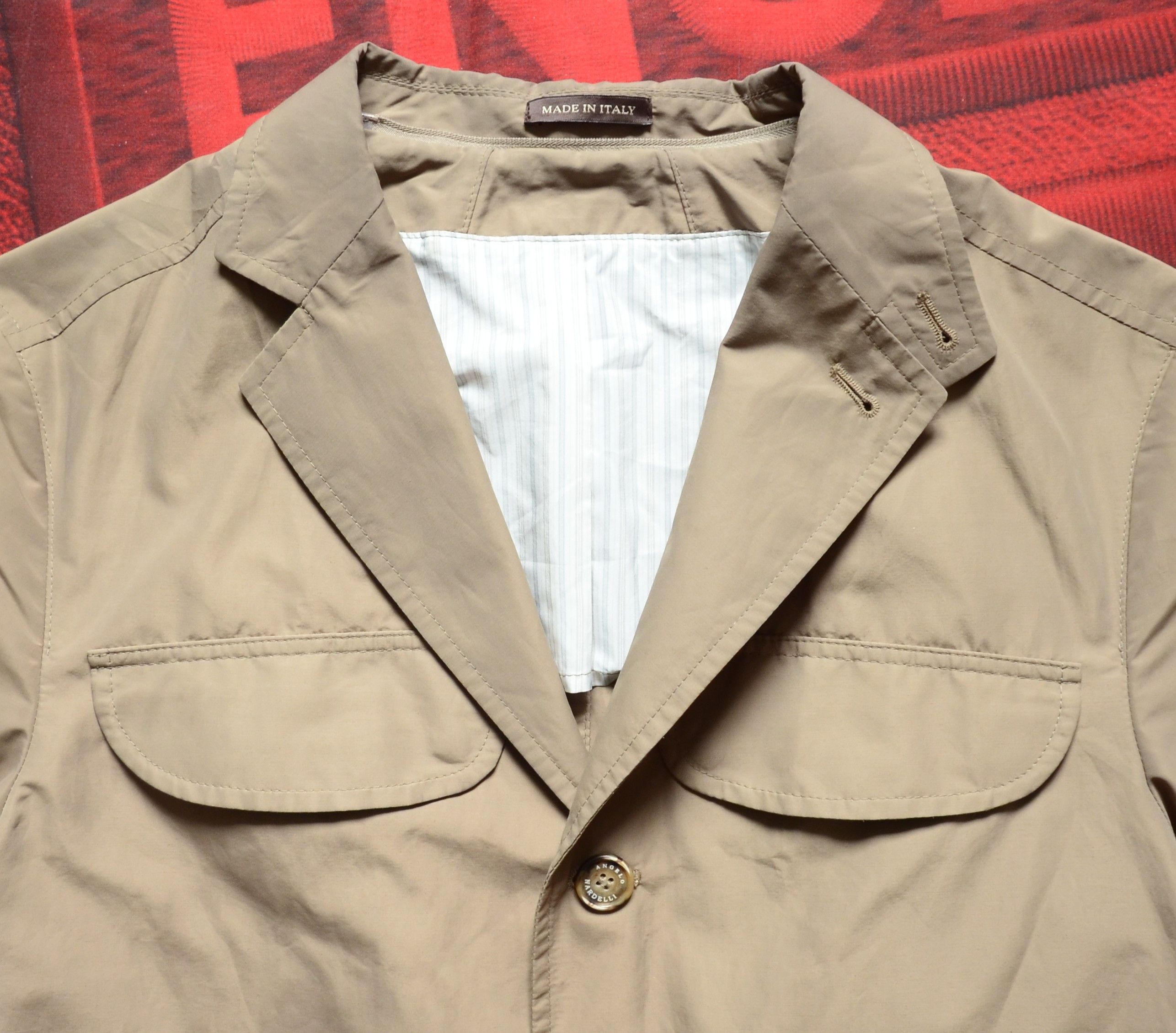 Angelo Nardelli Angelo Nardelli Sport Mens Light Jacket Size 52 L Beige Size US L / EU 52-54 / 3 - 25 Thumbnail