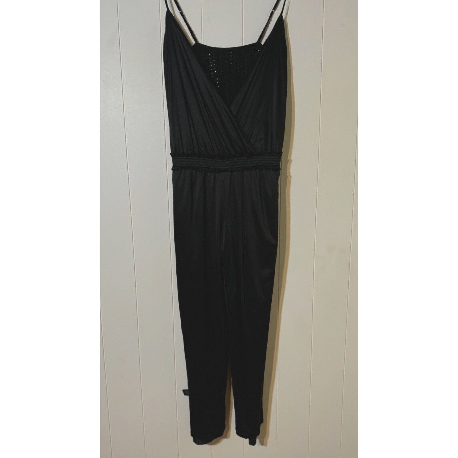 Express Express Women's Evening Wear Black Sequin Jumpsuit Size 2 Size 26" / US 2 / IT 38 - 11 Thumbnail