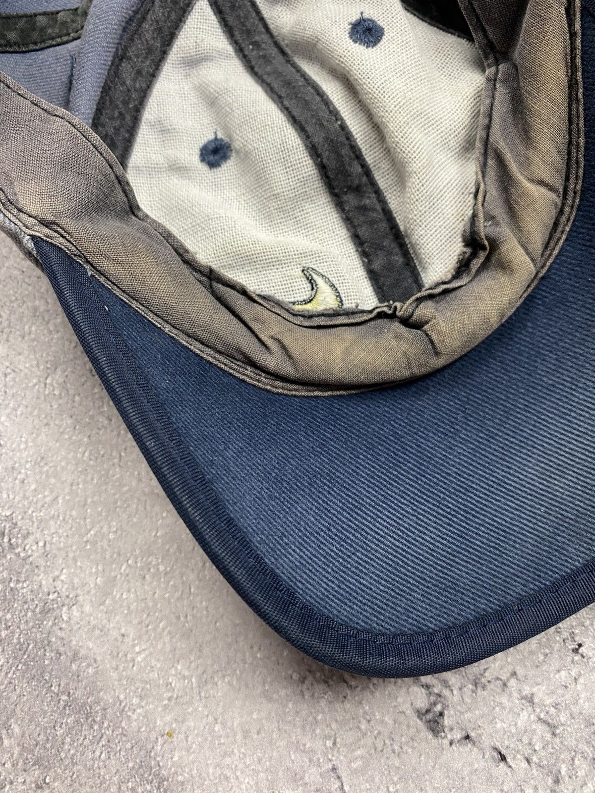 Nike Vintage Nike Denim Blue Cap Swoosh Logo 90s Rare Hat Y2K Size ONE SIZE - 11 Thumbnail